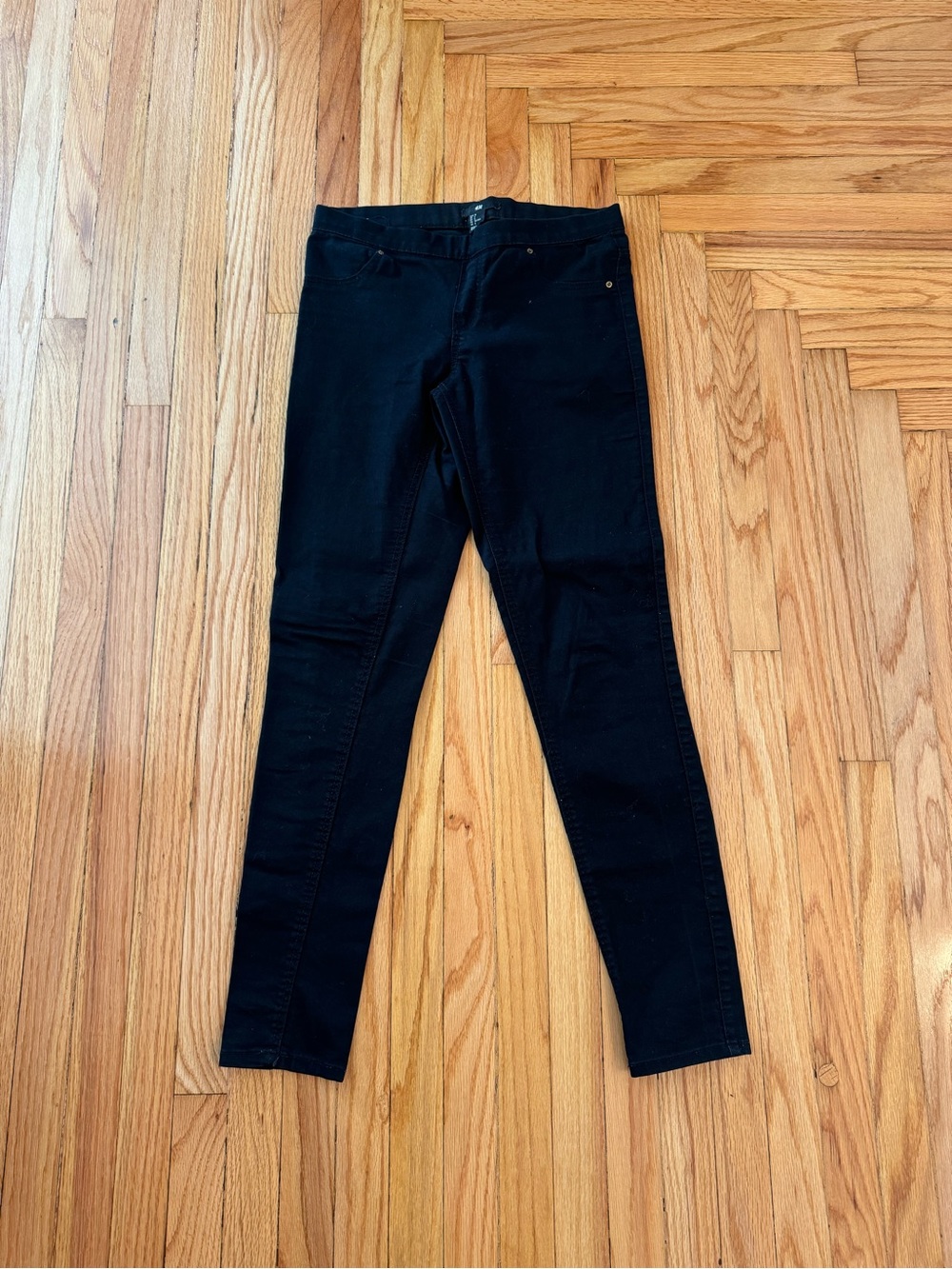 H&M Women Skinny Black Stretchy Pants